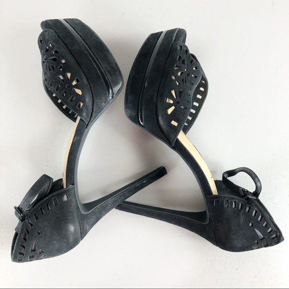 Gianni Bini Black High Heel Sandals Size 9.5 M - Picture 4 of 8